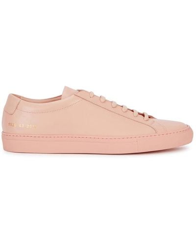 Common Projects Skylar Lace-Up Leather Sandals - Pink
