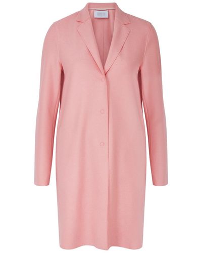 Harris Wharf London Cocoon Wool-felt Coat - Pink