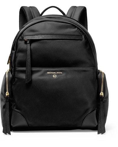 Michael Kors Prescott Large Nylon Gabardine Backpack - Black