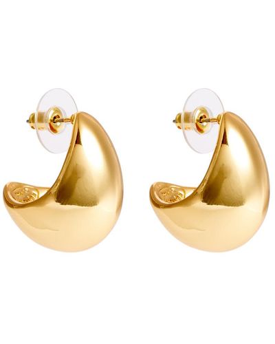 Kenneth Jay Lane Polished Drop Earrings - Metallic