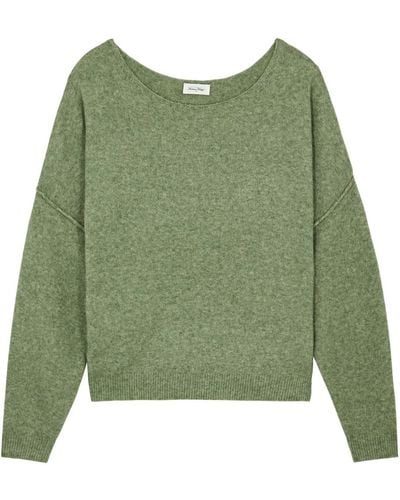 American Vintage Damsville Knitted Sweater - Green