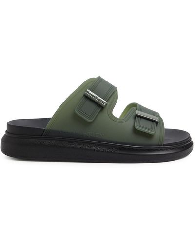 Alexander McQueen Alabama Rubber Sandals - Green