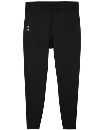 On Shoes Core Stretch-Jersey Leggings - Black