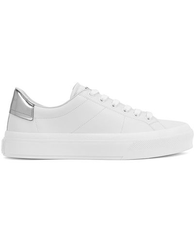 Givenchy City Sport Leather Trainers - White
