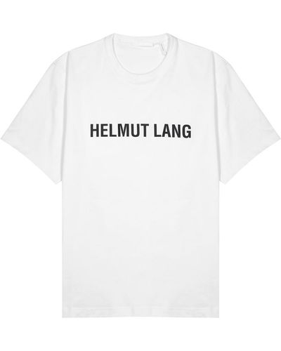 Helmut Lang Core Logo-print Cotton T-shirt - White
