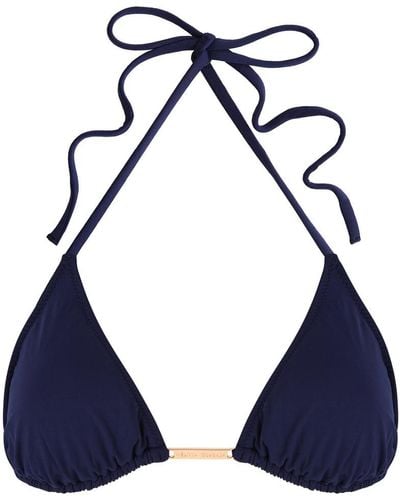 Melissa Odabash Andorra Halterneck Bikini Top - Blue