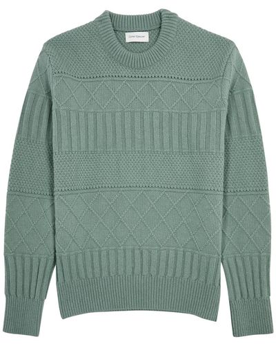 Oliver Spencer Blenheim Wool Sweater - Green
