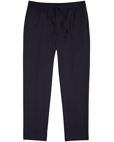 Calvin Klein Tapered Twill Pants - Blue