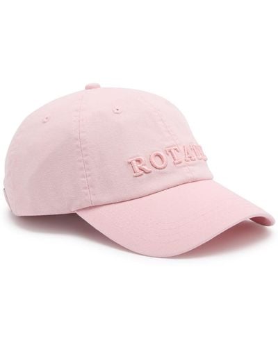 ROTATE SUNDAY Logo-Embroidered Cotton Cap - Pink