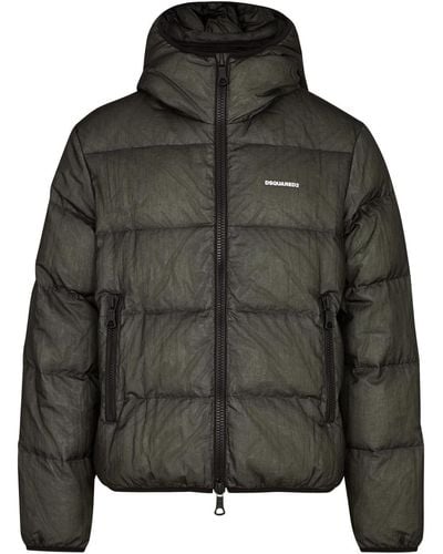 DSquared² Kaban Quilted Shell Jacket - Black
