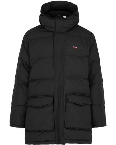 Levi's Fillmore Quilted Shell Coat - Black