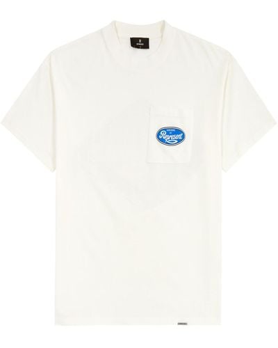 Represent Classic Parts Printed Cotton T-shirt - White