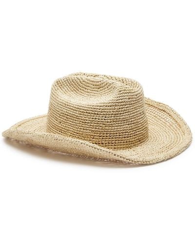 Lack of Color Cowboy Raffia Hat - Natural