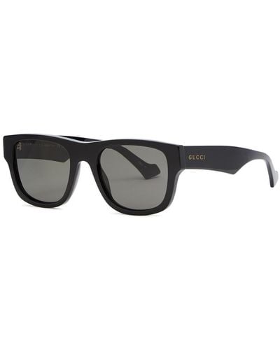 Gucci D-Frame Sunglasses - Black