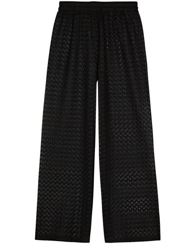 Melissa Odabash Sienna Crochet-lace Pants - Black
