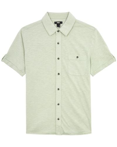 PAIGE Brayden Cotton Shirt - White