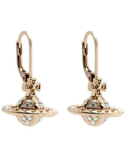 Vivienne Westwood Mayfair Small Orb Drop Earrings - Metallic