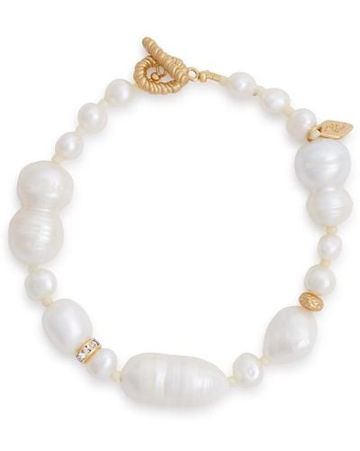 Anni Lu Freshwater Bracelet - White
