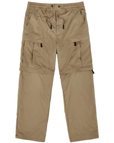 3 MONCLER GRENOBLE Day-Namic Shell Cargo Trousers - Natural
