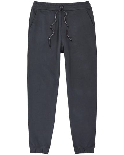 Vivienne Westwood Orb-embroidered Cotton Sweatpants - Blue
