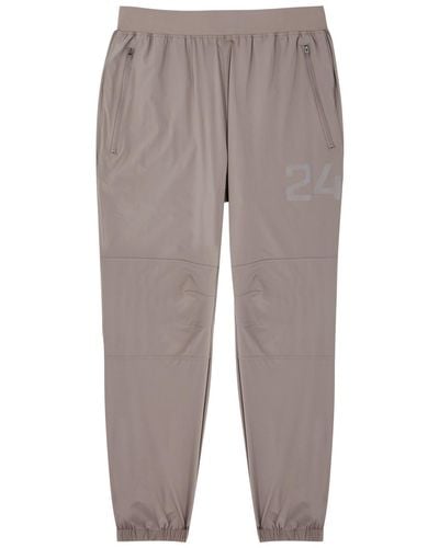 Represent 247 Printed Shell Sweatpants - Gray