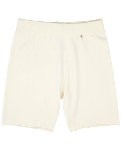 Extreme Cashmere N°240 Laufen Cashmere-blend Shorts - White