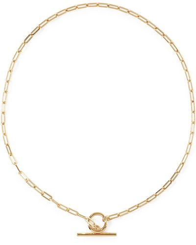 Otiumberg Love Link 14Kt Vermeil Chain Necklace - White