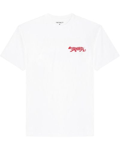 Carhartt Rocky Printed Cotton T-Shirt - White