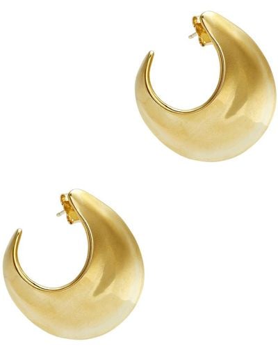 BY PARIAH Sabine Medium 14kt Vermeil Hoop Earrings - Metallic