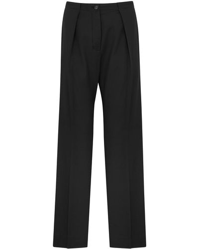 Acne Studios Wide-leg Woven Trousers - Black