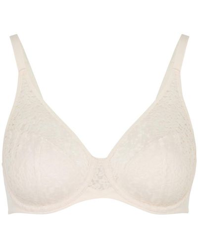 Chantelle Norah Lace Underwired Bra - Natural
