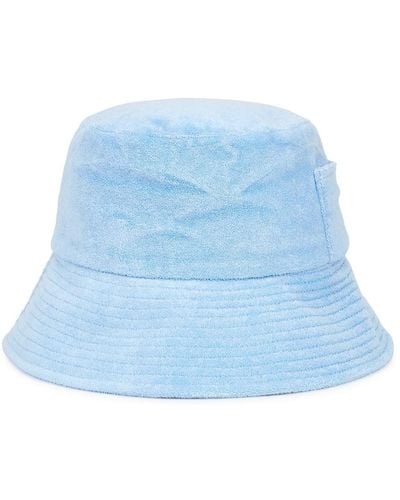 Lack of Color Wave Terrycloth Bucket Hat - Blue