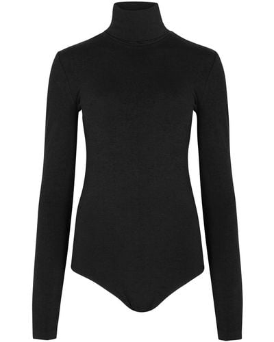 Wolford Colorado Cotton-Blend Bodysuit - Black