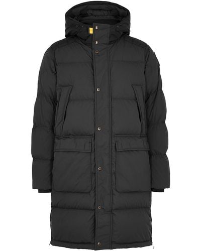 Parajumpers Bear Quilted Shell Coat - Black
