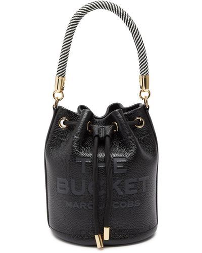 Marc Jacobs The Bucket Leather Bucket Bag - Black