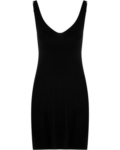 Wolford Pure Stretch-jersey Mini Slip Dress - Black