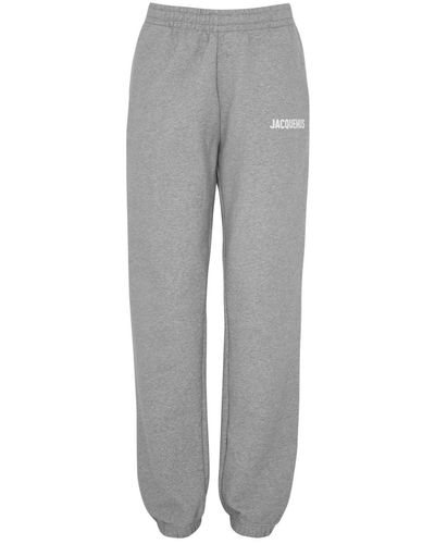 Jacquemus Le jogging Logo Cotton Joggers - Grey