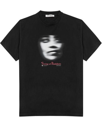 Our Legacy Box Printed Cotton T-Shirt - Black