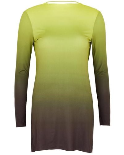 GIMAGUAS Alba Ombré Jersey Mini Dress - Green