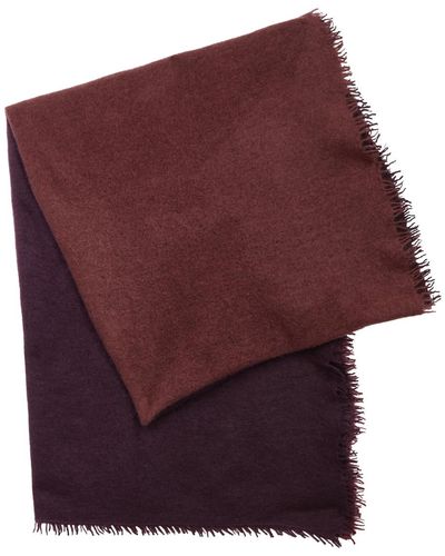 Denis Colomb Fuzzy Feutre Cashmere Scarf - Red
