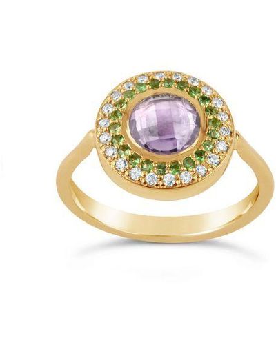 Dinny Hall Suffragette Halo Pinky Ring - Metallic