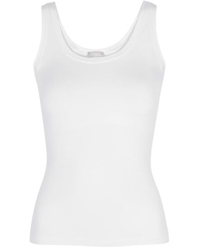 Hanro Touch Feeling Stretch-Jersey Tank - White