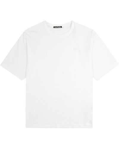 Acne Studios Exford Cotton T-shirt - White