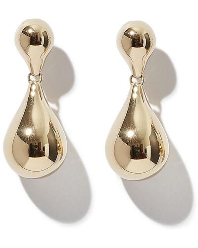 Otiumberg Stilla Duo 14Kt Vermeil Drop Earrings - White
