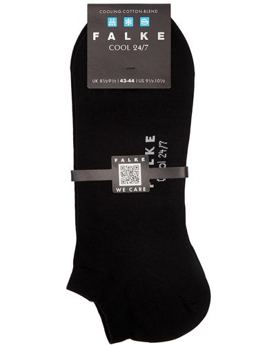FALKE Cool 24/7 Cotton-blend Sneaker Socks - Black