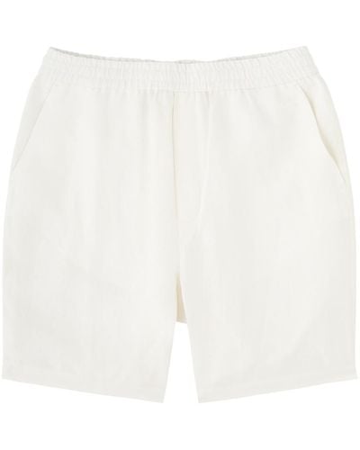 Sunspel Linen Shorts - White