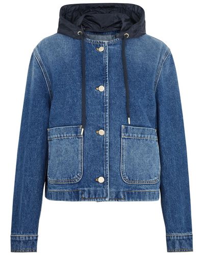 Moncler Lampusa Hooded Jacket - Blue