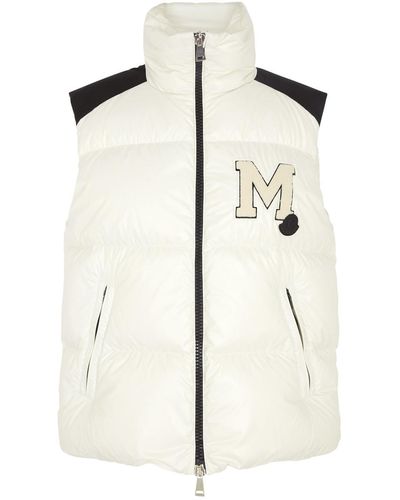 Moncler Oder Quilted Shell Gilet - White