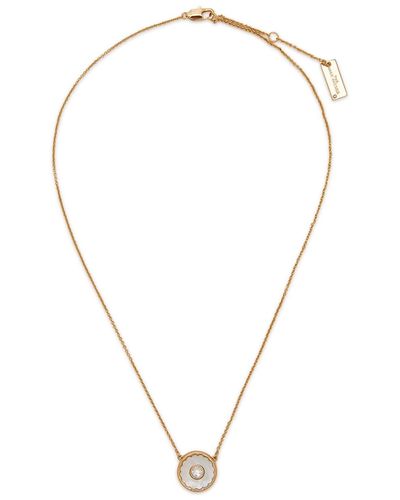 Marc Jacobs The Medallion -tone Necklace - Metallic