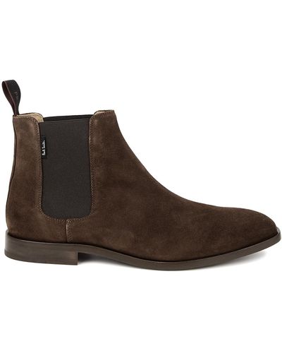 PS by Paul Smith Gerald Brown Suede Chelsea Boots